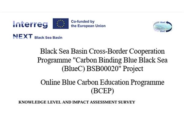 Black Sea Basin Cross-Border Cooperation Programme "Carbon Binding Blue Black Sea (BlueC) BSB00020" Project